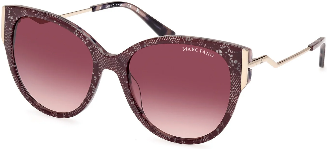 Sunglasses Guess By Marciano GM 0834 71T Bordeaux/Havana / Shiny Pale Gold