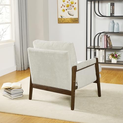 Roundhill Furniture Kelly Mid-Century Modern Accent Armchair, Green