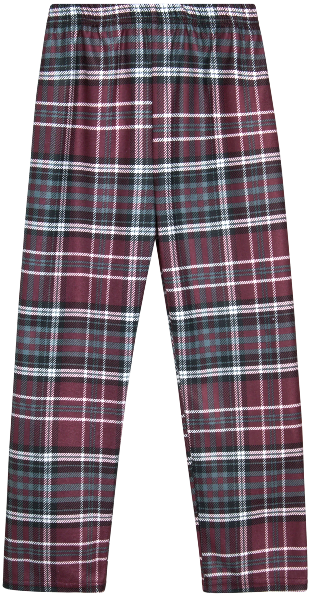 Quad Seven Boy's Flannel Fleece Pajamas - 4 Piece Long Sleeve Button Down Shirt and Pants Set (4-18)