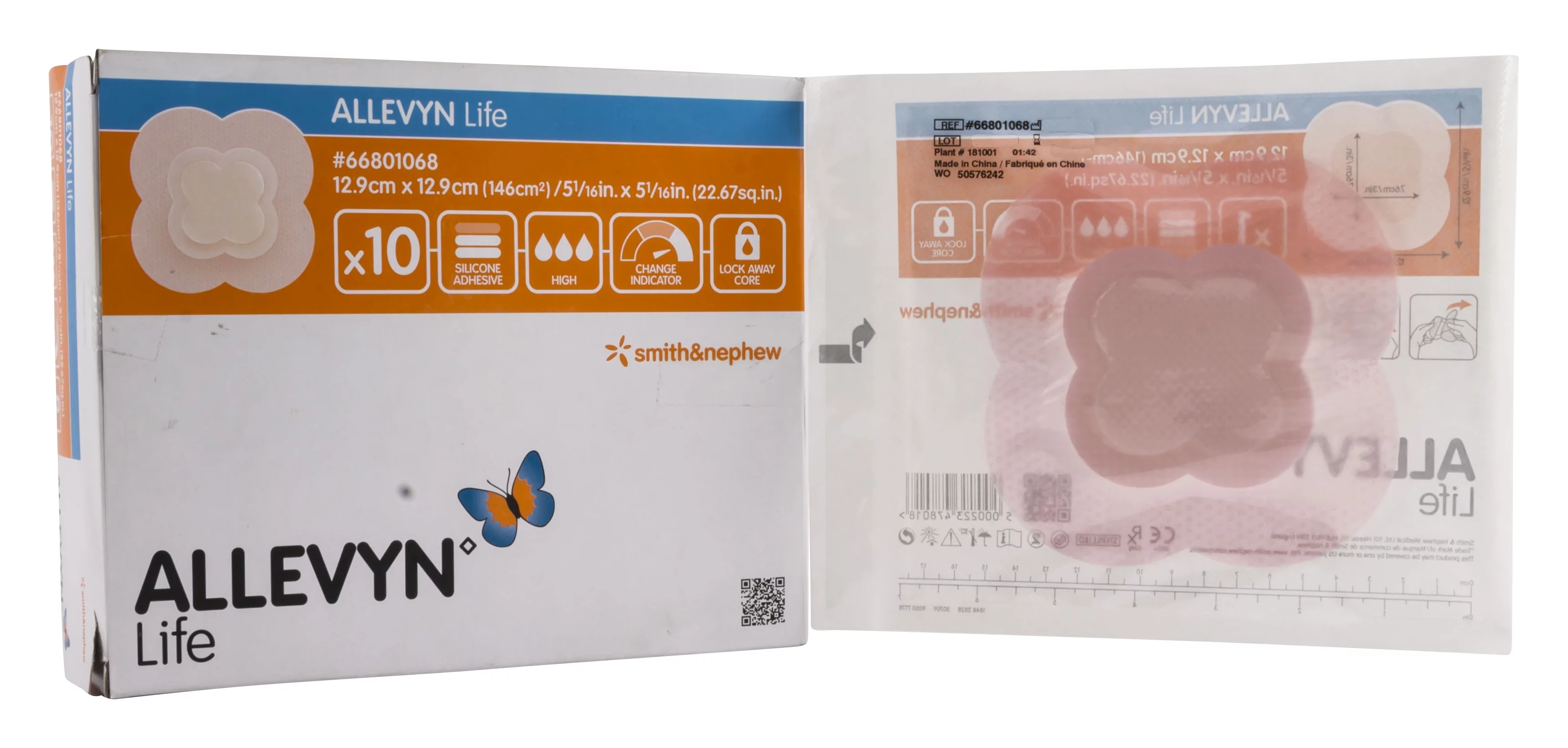 Smith and Nephew 66801068 Allevyn Life Border Dressing 5 1/16