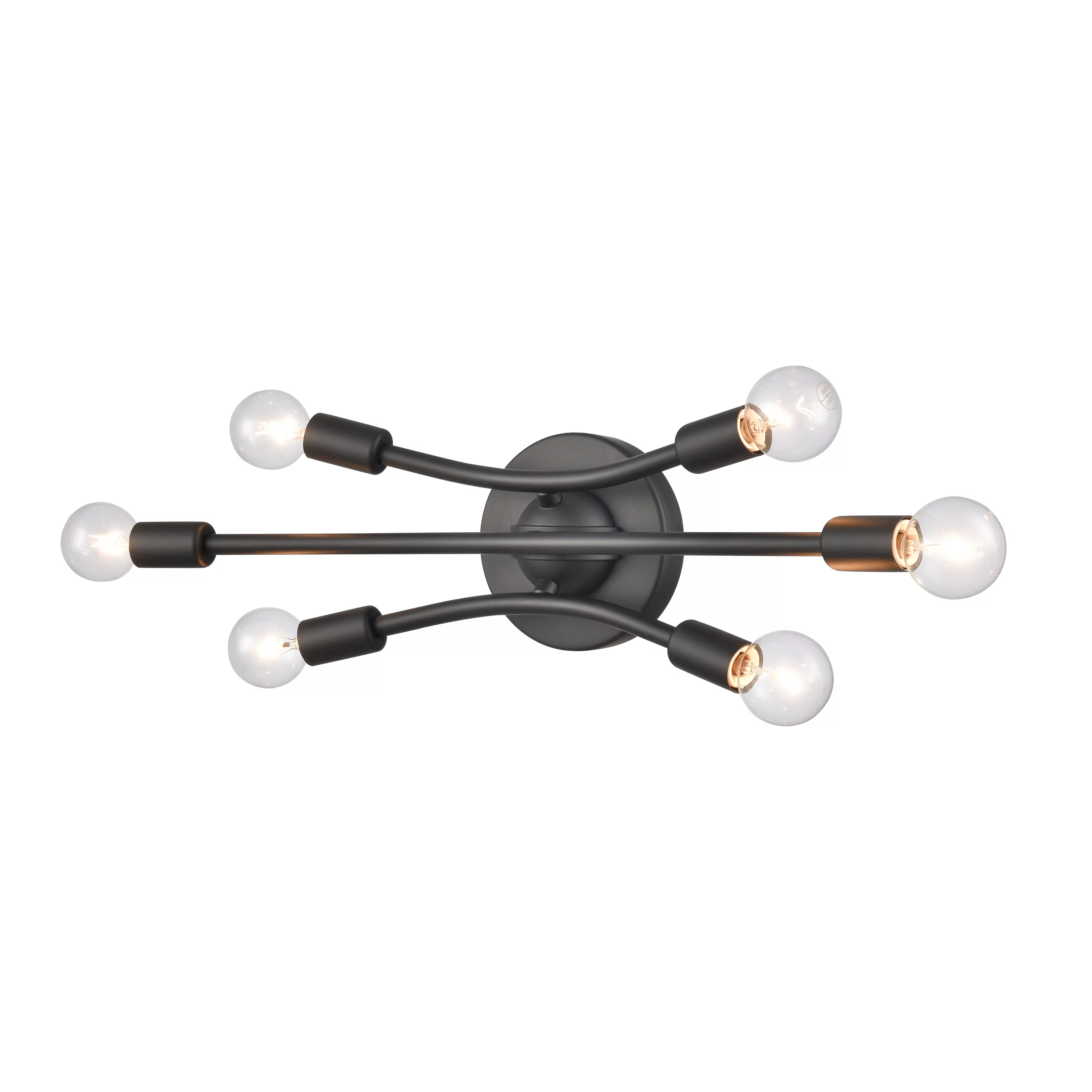 Elk Home 19.75-Inch Wide Xavier Vanity Light, Modern, Matte Black