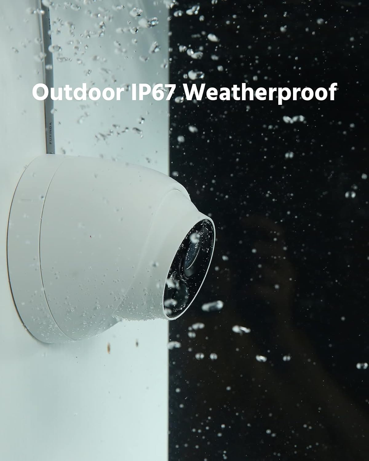 ANNKE CCTV Camera System 8 Channel 5MP 5-in-1 H.265+ DVR and 8 x 1080P HD Weatherproof Dome Cameras, PIR Detection, White Light Alarm, Email Alert with Snapshots, 1 TB Hard Drive – E200