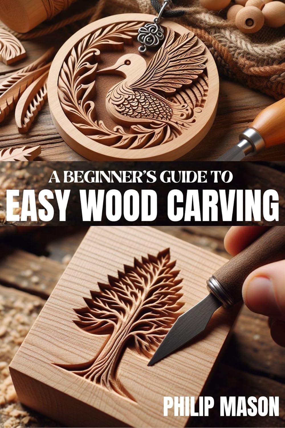 A BEGINNER'S GUIDE TO EASY WOOD CARVING : Understanding whittling with relevant projects to guide you