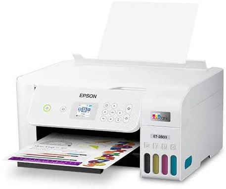 Epson EcoTank ET-2803 Wireless All-in-One Printer, Cefesfy