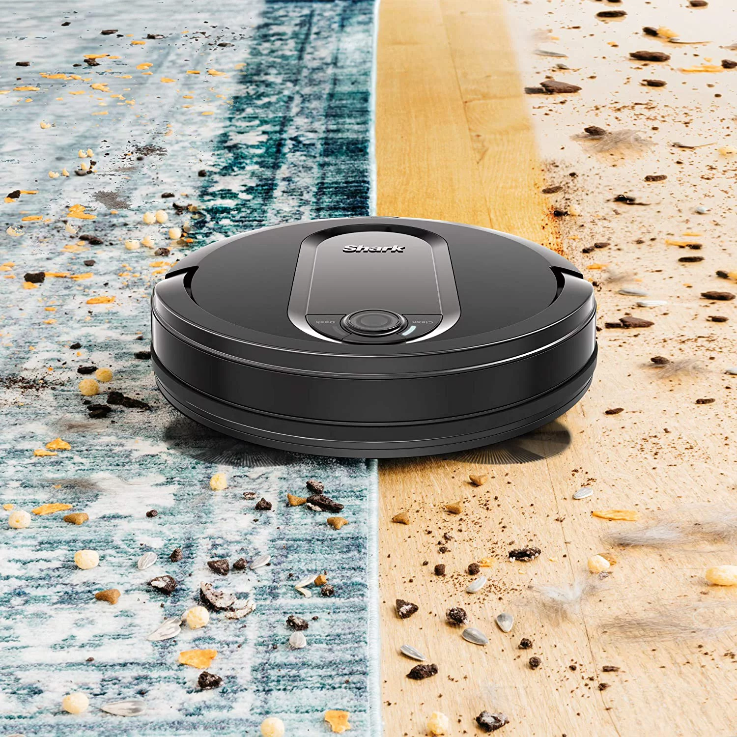 Restored Shark IQ Robot RV1100 AppControlled Robot Vacuum with Wifi and Home Mapping, Pet Hair Strong Suction with Alexa (Refurbished)