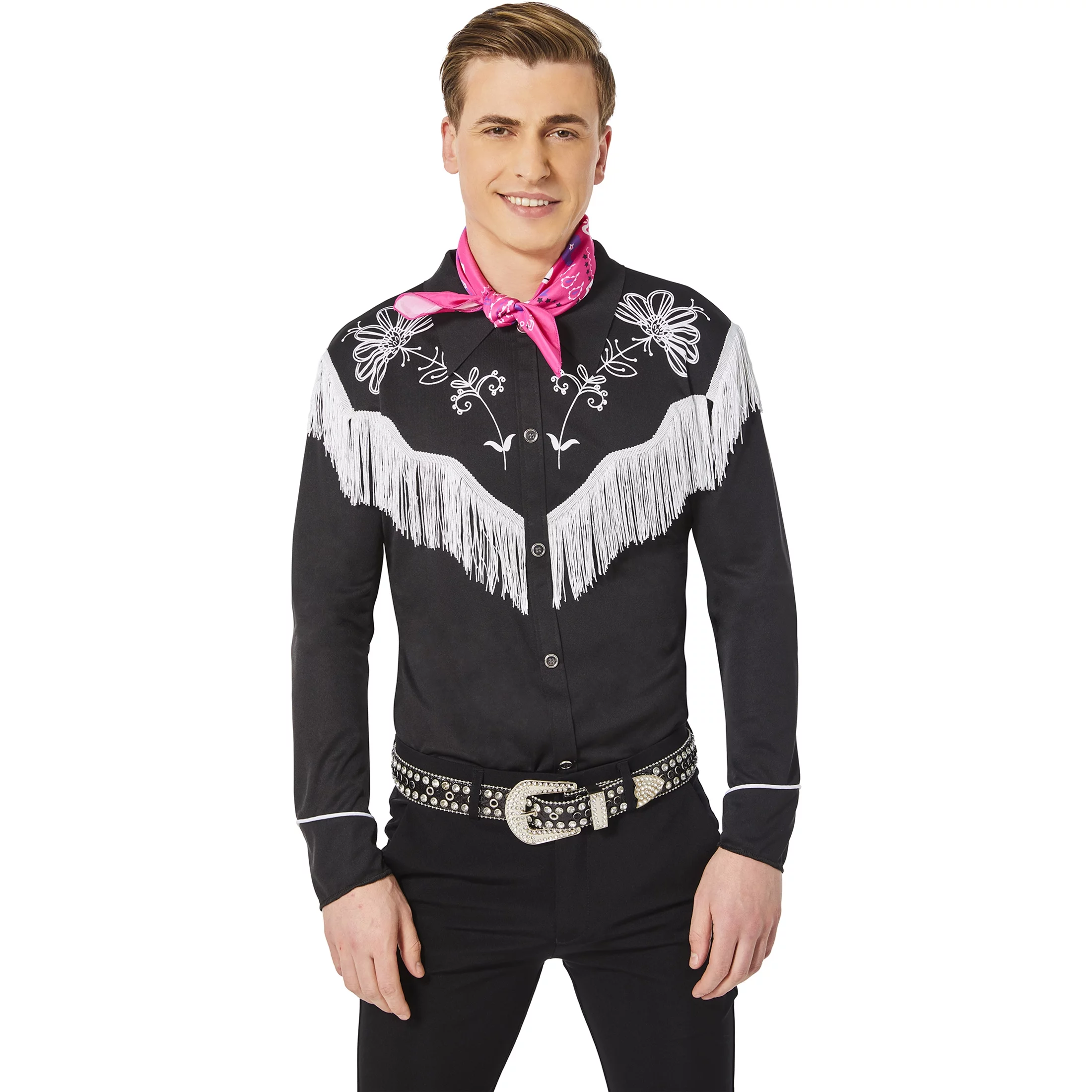 InSpirit Designs Barbie Ken Cowboy Halloween Costume Male, Adult 18-64, Black