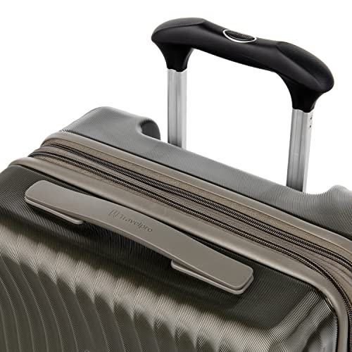 Travelpro Maxlite Air Hardside Expandable Carry on Luggage, 8 Spinner Wheels, Lightweight Hard Shell Polycarbonate Suitcase, Shadow Grey, Carry On 21-Inch
