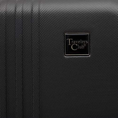 Travelers Club Cosmo Hardside Spinner Luggage, Navy Blue, Carry-On 20-Inch