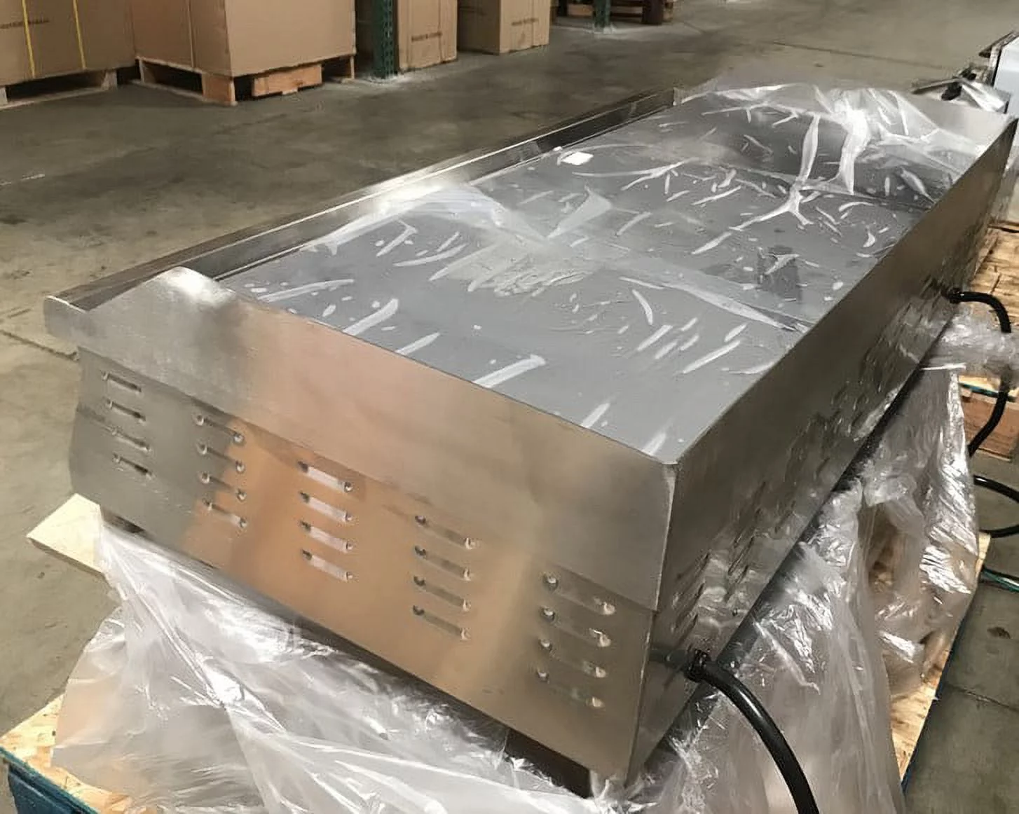 48 Inches Griddle Electric Stainless Steel Commercial Countertop Flat Top Griddle 240V NSF FN-05