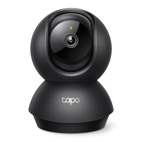 TP-Link Tapo 2K Pan/Tilt Security Camera for Baby Monitor, Dog Camera w/Motion Detection, 2-Way Audio, Siren, Night Vision, Cloud & SD Card Storage, Works with Alexa & Google Home, 2-Pack (C210P2)