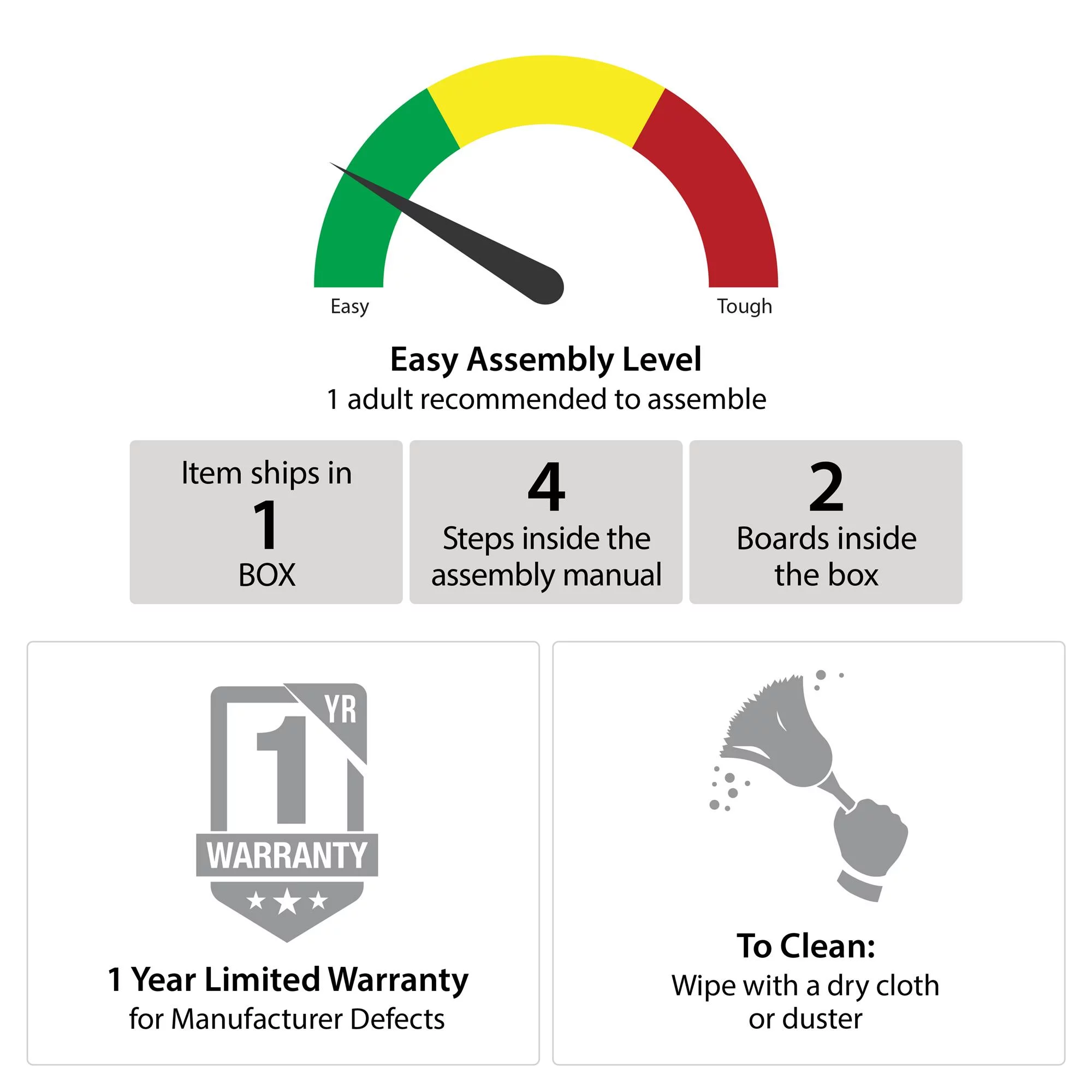 Ameriwood Home Oviedo Computer Desk with Drawer, Black Oak