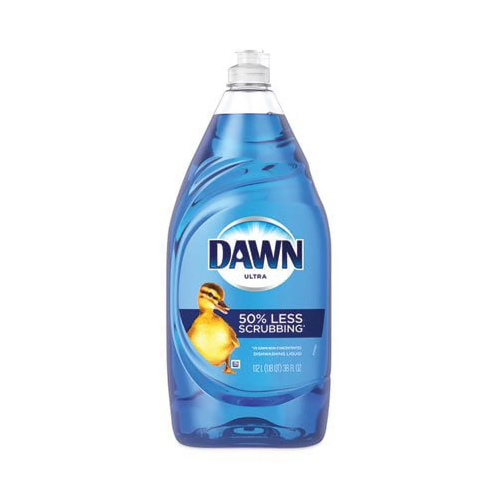 Ultra Liquid Dish Detergent, Dawn Original, 38 oz Bottle, 8/Carton (01301)
