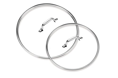 All-Clad HA1 Hard Anodized Nonstick 2 Piece Fry Pan Set 10, 12 Inch Induction Pots and Pans, Cookware Black and HA1 2 Pack 10