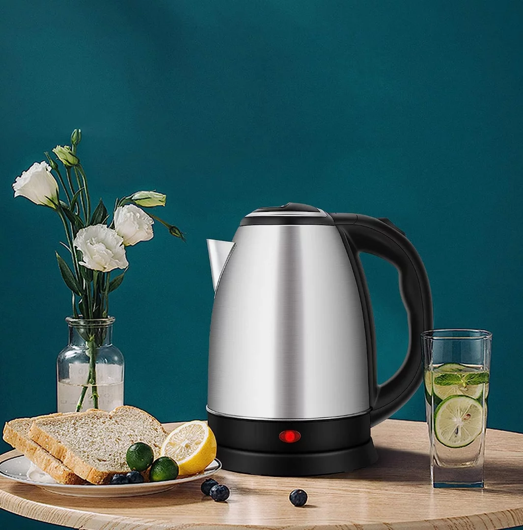 Electric Kettle Hot Water Kettle,1.8L 304 Stainless Steel Electric Tea Kettle & Coffee Kettle, BPA-Free Water Warmer with Fast Boil, Auto Shut-Off & Boil Dry Protection