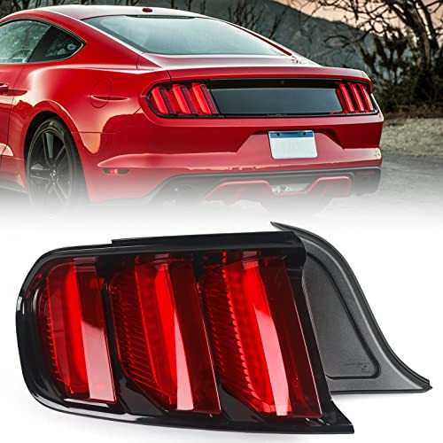 FIONE LED Tail light Assembly Compatible with Ford Mustang 2015-2020 TailLight Replacement Rear Lamp Left Driver Side LH FO2800238 FR3Z13405GCP
