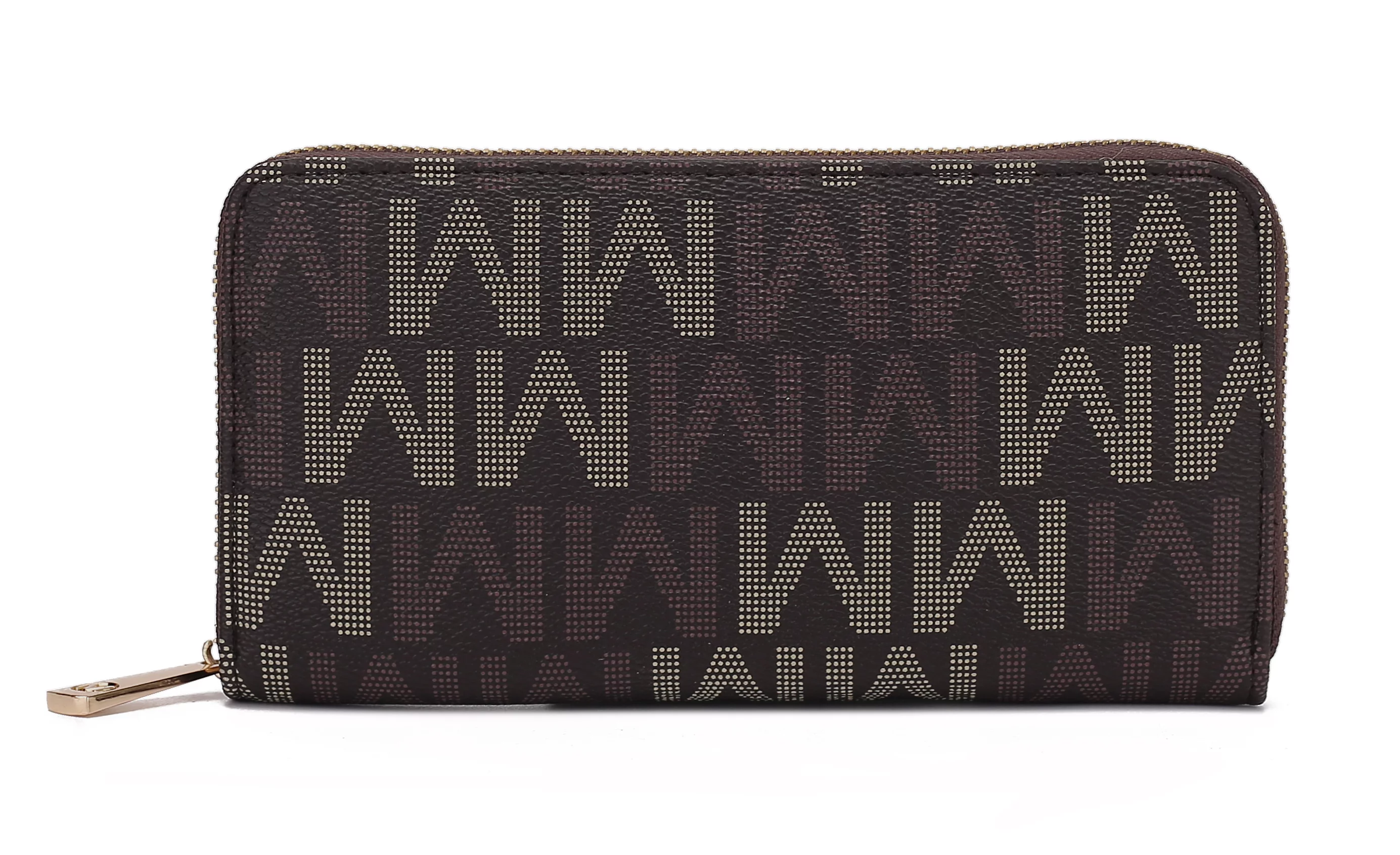 MKF Collection Women’s Lady Tote, Mini Tote and Wallet Handbag Set, 3-Piece, Black