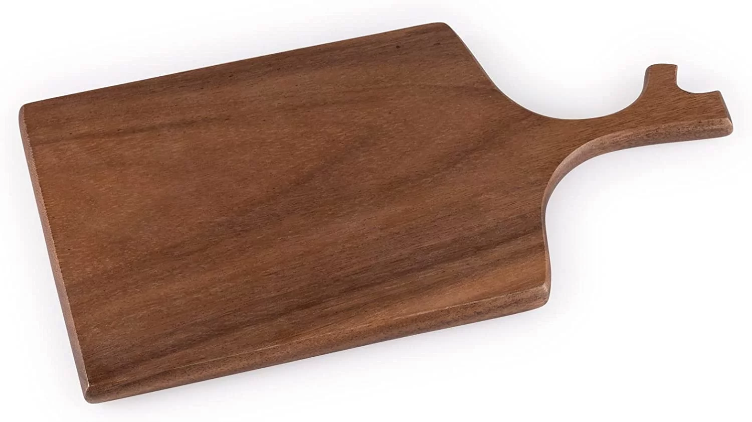 Insunen Acacia Serving Board Cutting Board Wooden Kitchen Chopping Board with Grip Handle, 15.7-7.9in