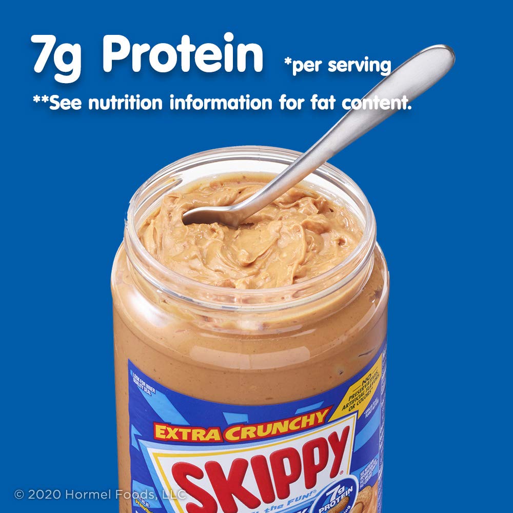 SKIPPY Peanut Butter, Super Chunky, 40 Ounce Twin Pack