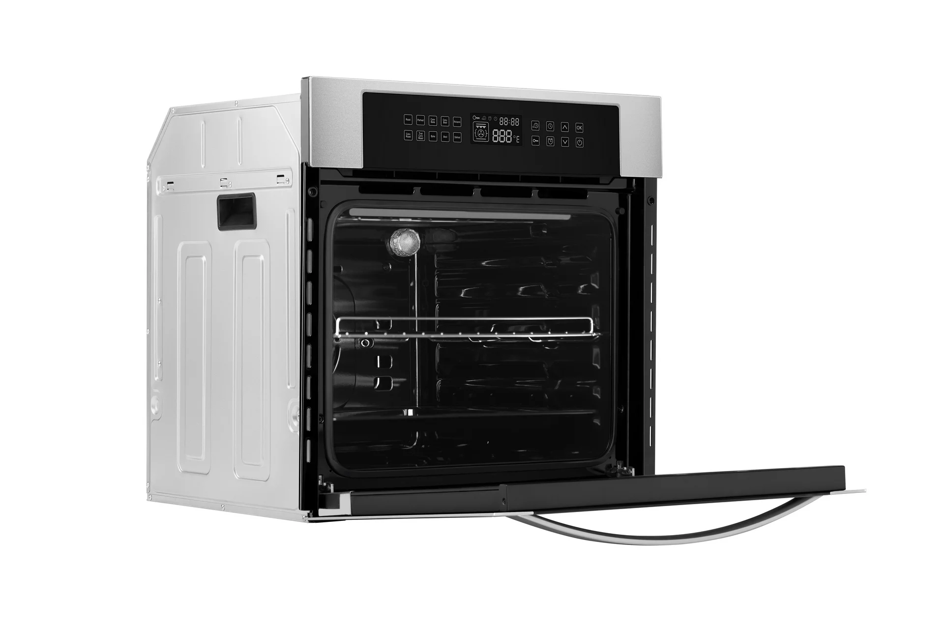 Empava 24 inch Electric Single Wall Oven 10 Cooking Functions with Convection - Touch Control in Stainless Steel