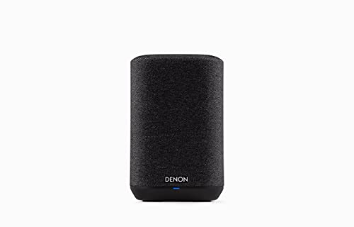 Denon Home 150 Wireless Smart Speaker – Compact Design, Wi-Fi & Bluetooth, HEOS Built-in, Alexa Built-in, Siri & AirPlay 2, Spotify Connect, Multi-Room Support, Black