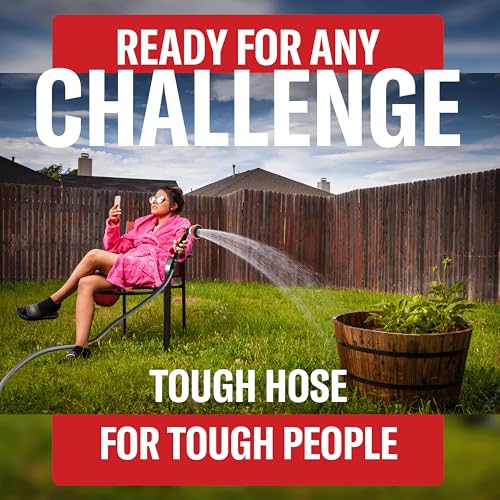 Best 100 ft Metal Garden Hose Set - No-Kink Durable 316 Stainless Steel, 10-Way Zync Spray Nozzle & Hook – Tough Flexible Heavy Duty Water Hoses, Naval Brass, Rust, Weather, LeakProof