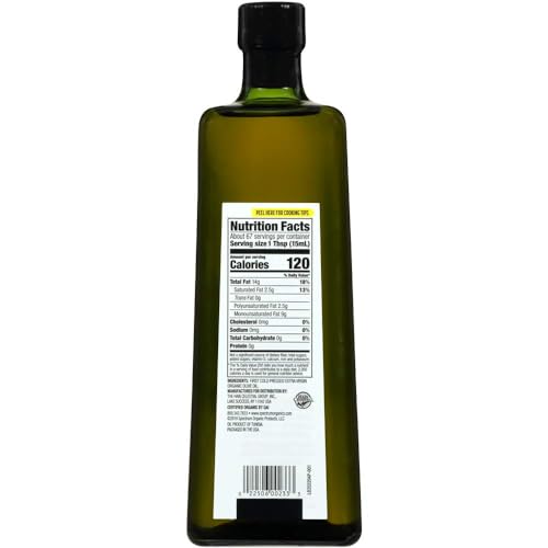 Spectrum Organic Mediterranean Extra Virgin Olive Oil, 33.8 Oz