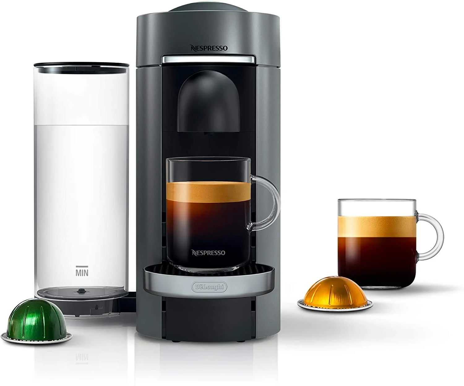 Nespresso Vertuo Plus Coffee and Espresso Maker by De'Longhi  Titan
