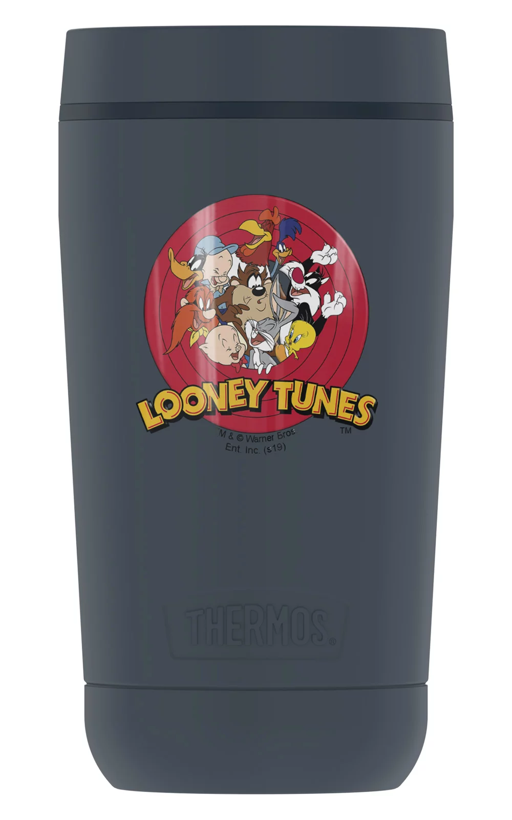Looney Tunes Group A Patten, GUARDIAN COLLECTION BY THERMOS Stainless Steel Travel Tumbler, Vacuum insulated & Double Wall, 12oz