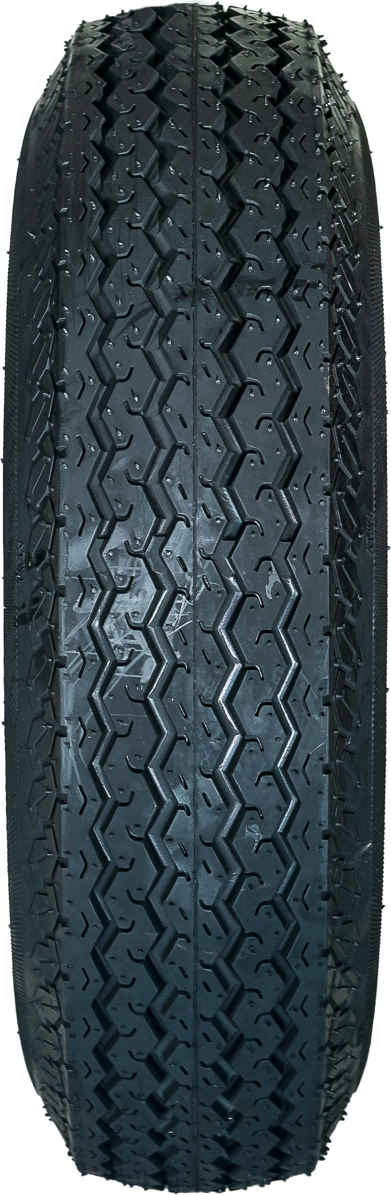 Sutong Hi-Run 4-Ply 5-Lug Trailer Tire & White Wheel Assembly, 4.80-8 Lrb, ASB1042