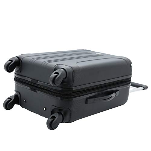 Travelers Club Chicago Hardside Expandable Spinner Luggage, Teal, 20