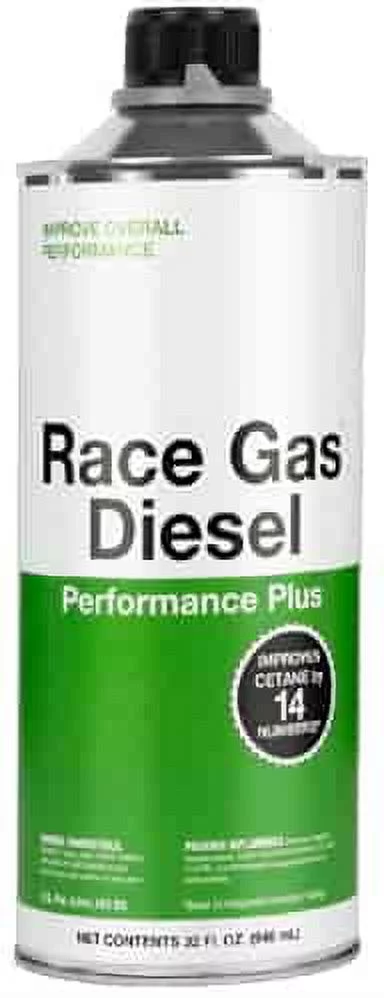 Race Gas 300032 Diesel Performance Plus Concentrate Increases Cetane by 14 Numbe