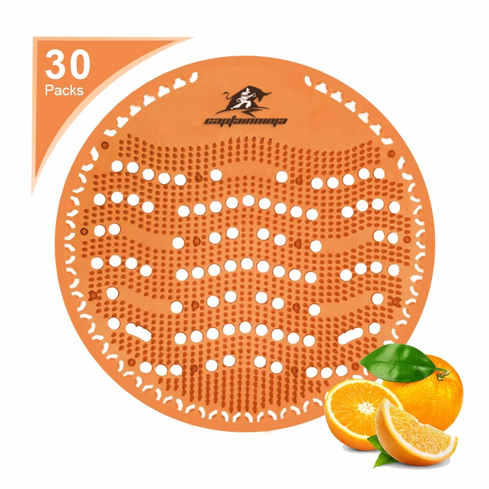 30 Pack Urinal Screens Deodorizer Air Fresheners Floral Scent Lasts up to 30 Days for Home,Office,Bathroom