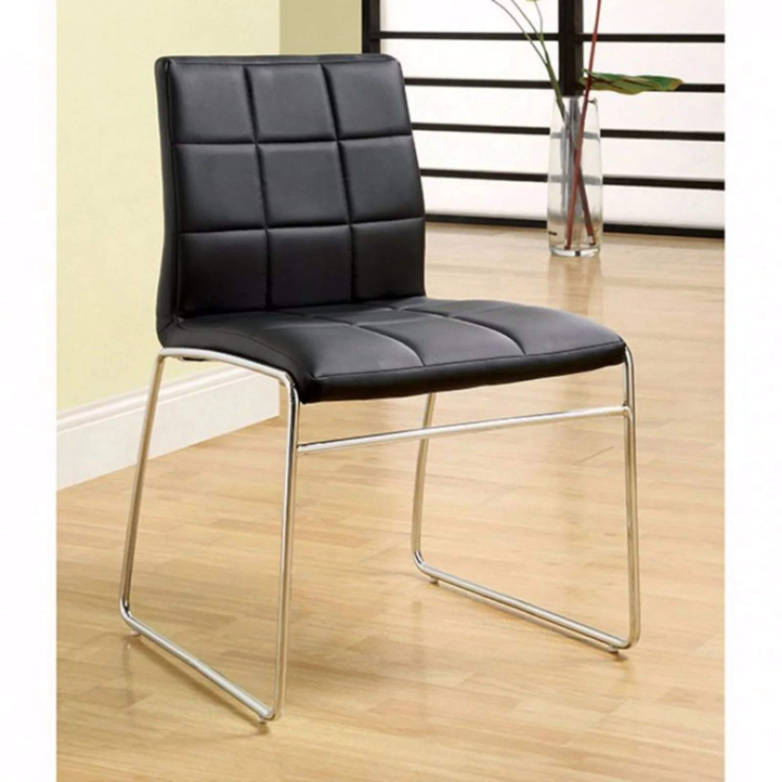 Benzara Oahu Contemporary Dining Side Chair - Set of 2