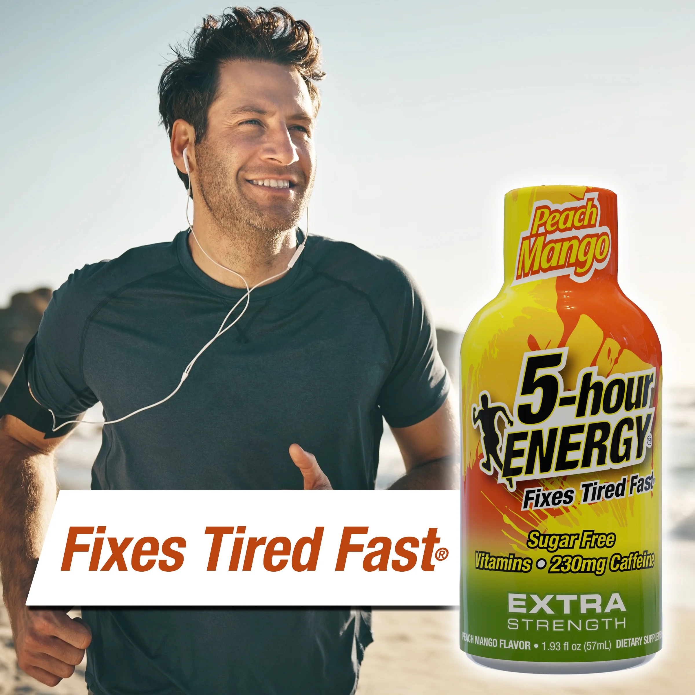 5-hour ENERGY Shot, Extra Strength, Peach Mango, 15 Count