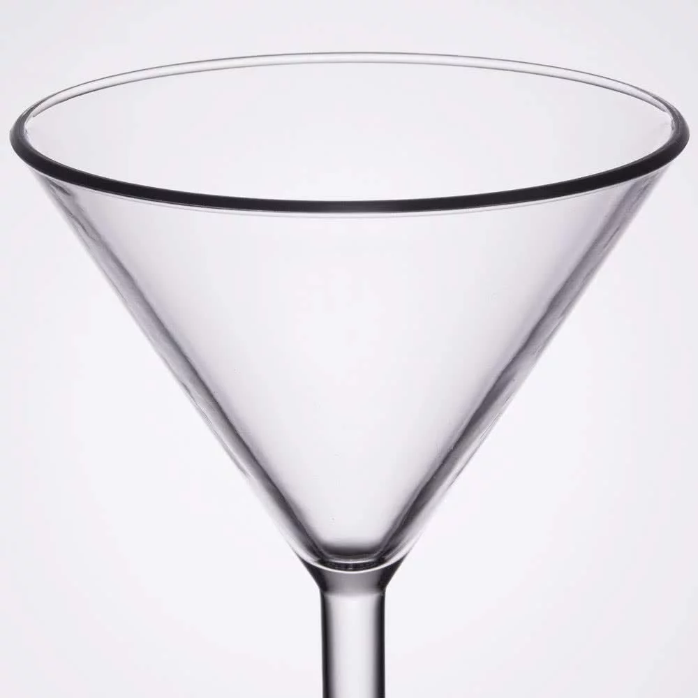 G.E.T. SW-1407-1-SAN-CL Clear 10 Oz. Martini Glass - 24 / CS