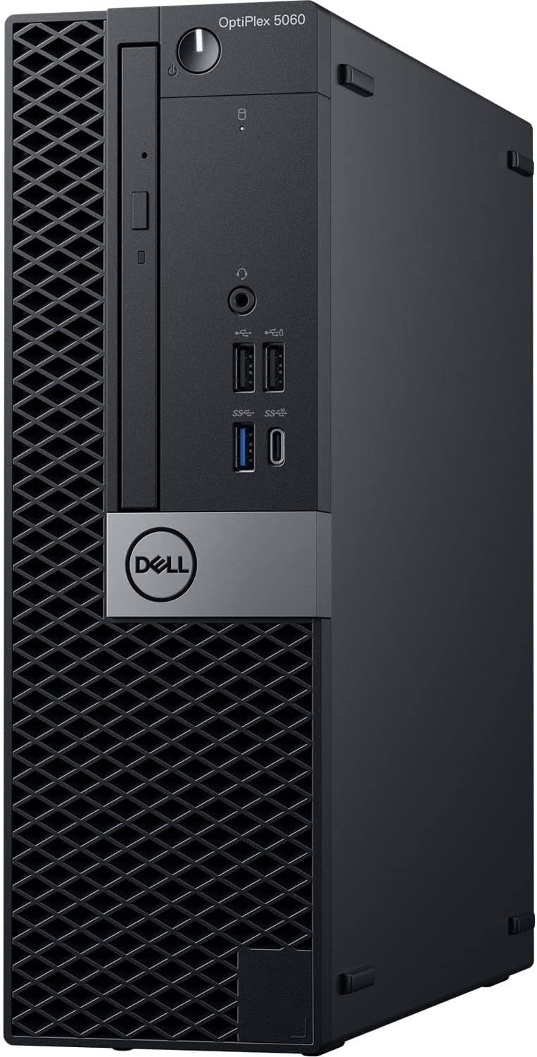 Dell Optiplex 5060 Desktop Computer | Hexa Core Intel i5 (3.2) 8GB DDR4 RAM 1TB SSD Solid State Windows 11 Professional Home or Office PC, Black (Renewed)