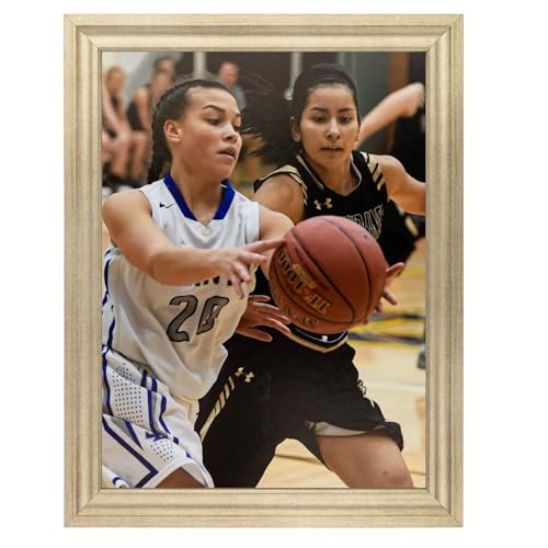 ArtToFrames 12x16 inch Muted Prosecco Gold Picture Frame, WOMBW275-1622-12x16