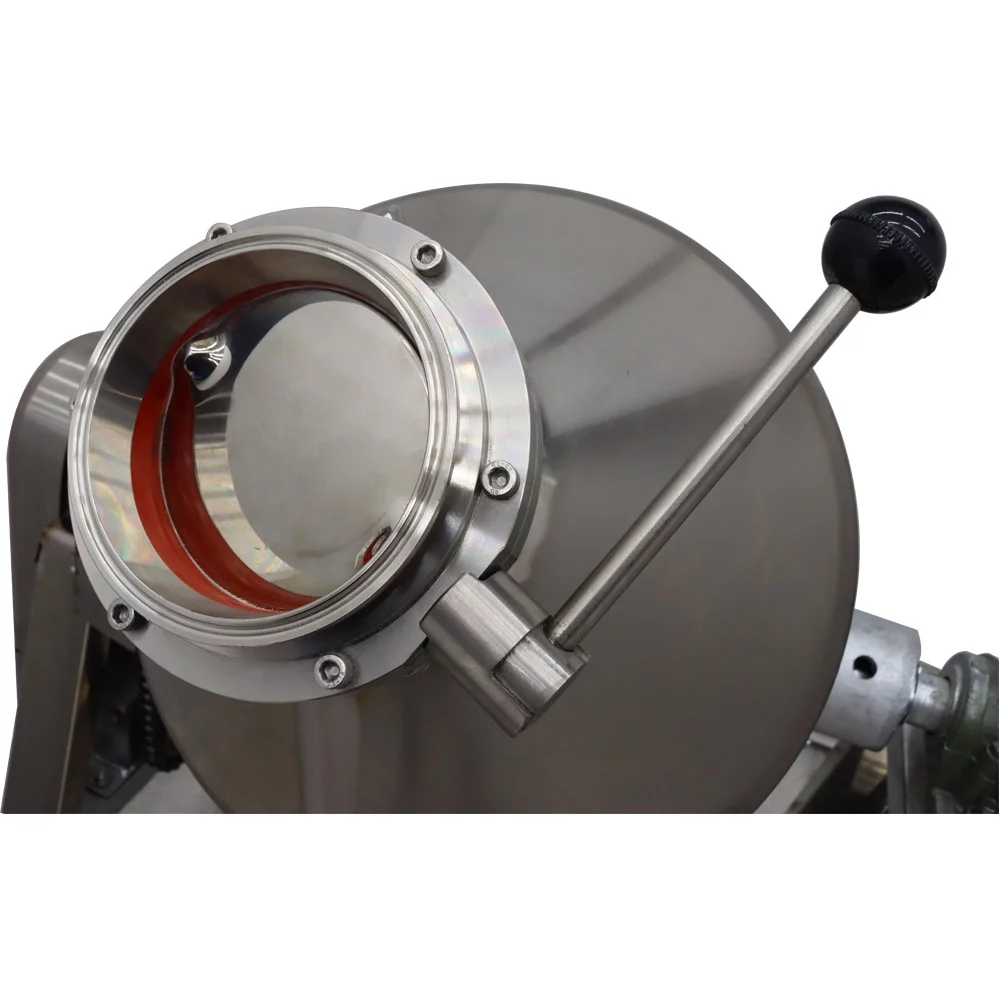 PreAsion 60L Stainless Steel Dry Powder Mixer Metal Metallurgy Powder Blender Drum Powder Blender 110V