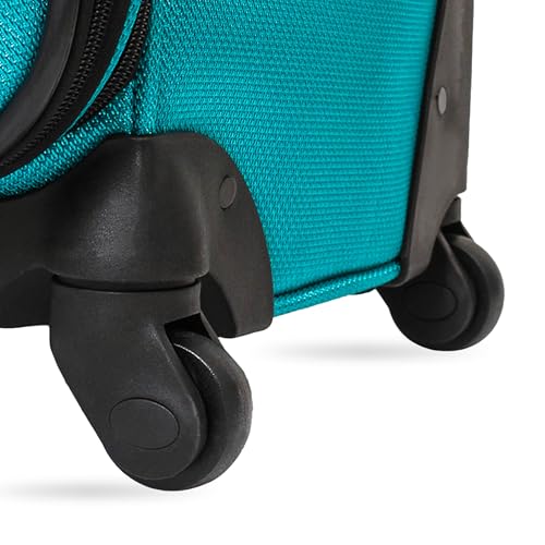 SwissGear Sion Softside Expandable Luggage, Black, Checked-Large 29-Inch