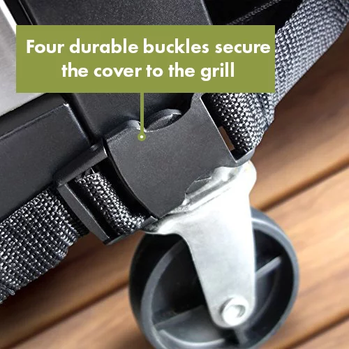 Cuisinart 65-In. Heavy-Duty Rectangular Grill Cover in Black