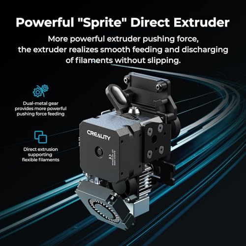 Creality K1 SE 3D Printer, 2024 New Version 600mm/s High-Speed Hands-Free Auto Leveling Flagship-Level Direct Extruder Quick-swap Tri-Metal Nozzle K1 Upgrade 3D Printer