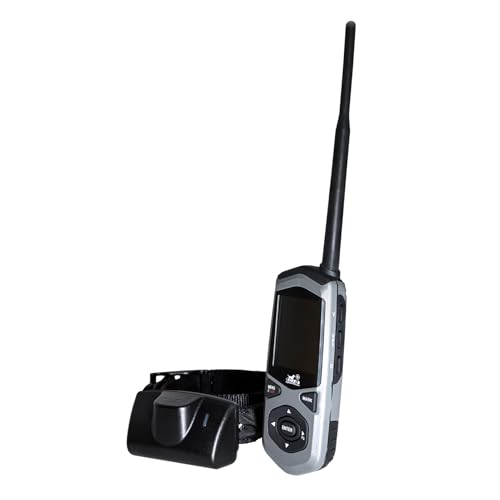 DE Systems Dog Expedition Border Patrol TC1 GPS System & Remote Trainer, Rechargeable Programmable Wireless Dog Containment Tracking Training E-Collar, 50 Stimulation Levels, 800-Yard Radius