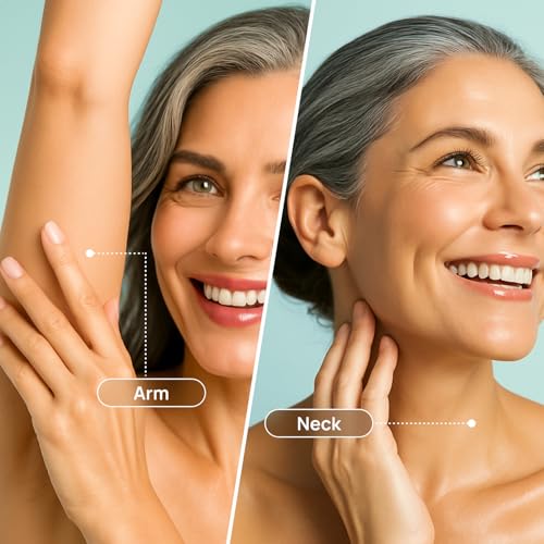 MyoGlow by MDD | Neck, Face, Arms, and Legs Skin Tightening and Lifting Lymphatic Drainage Massager Tool | Uses LED Light, Sonic Vibration, Thermal Activation