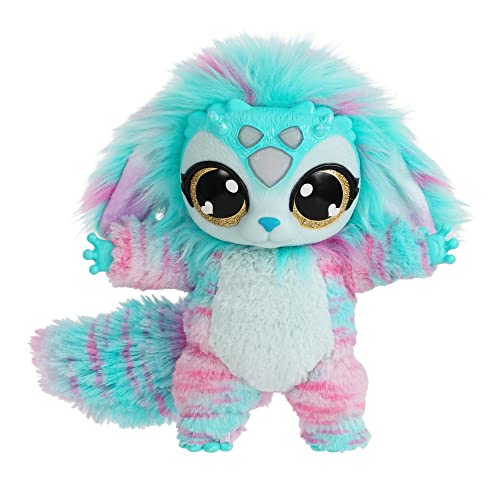 Magic Mixies Magical Misting Crystal Ball with Interactive 8 inch Blue Plush Toy and 80+ Sounds and Reactions