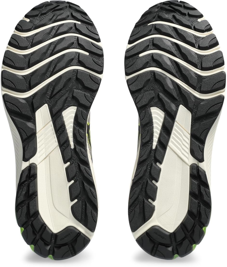 ASICS Men's GT-1000 12 Trail Running Shoes, 10.5, Nature Bathing/NEON Lime