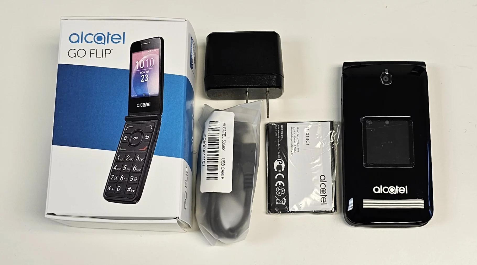 Alcatel Go Flip 4044 – 4G LTE Unlocked ATT Tmobile Consumer Cellular – Black