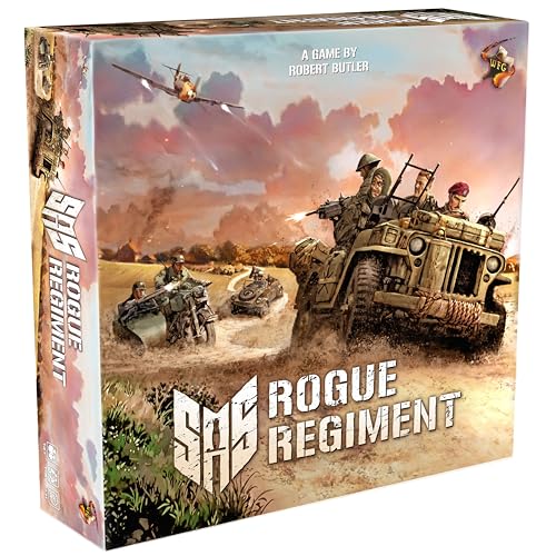 Word Forge Games: SAS Rogue Regiment - Core Game, Strategy Board Game, WWII Stealth Action Game, Military Theme, Ages 14+, 1-4 Players, 60 Min