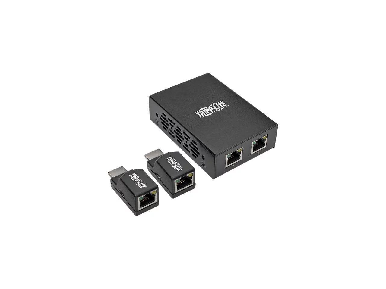 Tripp Lite 2-Port HDMI Over Cat5 Cat6 Extender Kit Power Over Cable 1080p (B126-2P2M-POC)