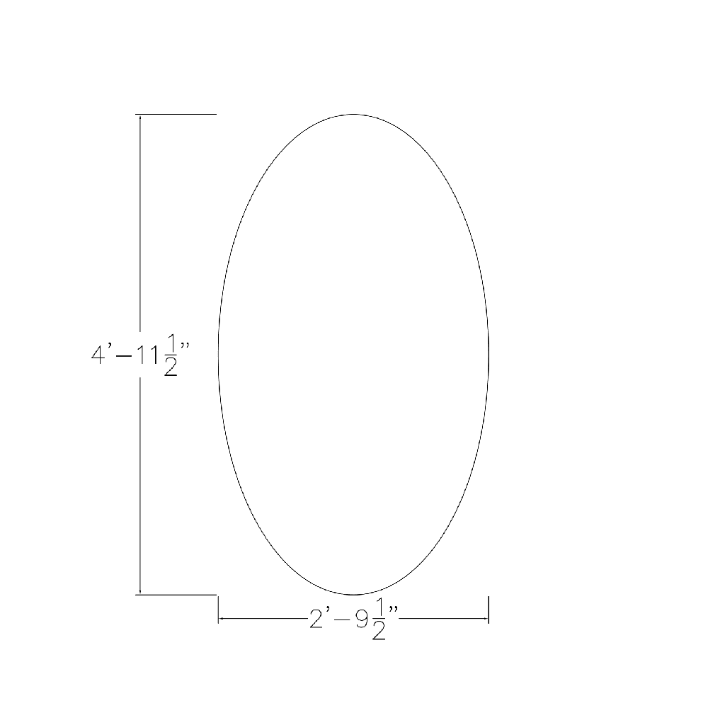 5-Foot Oval Conference Table With Post Legs And Power And Data Units