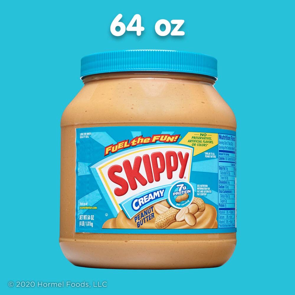 SKIPPY Creamy Peanut Butter, 64 Ounce